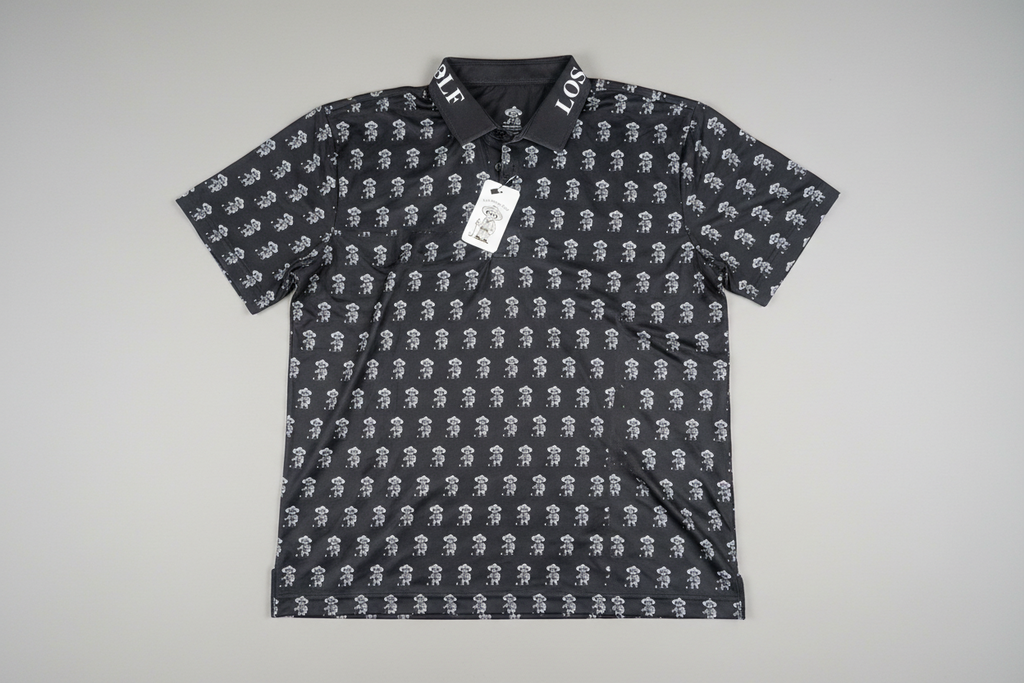 Black Golf Polo