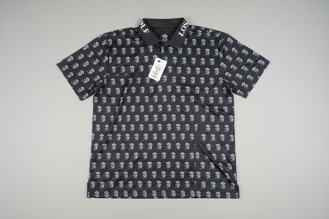 Black Golf Polo