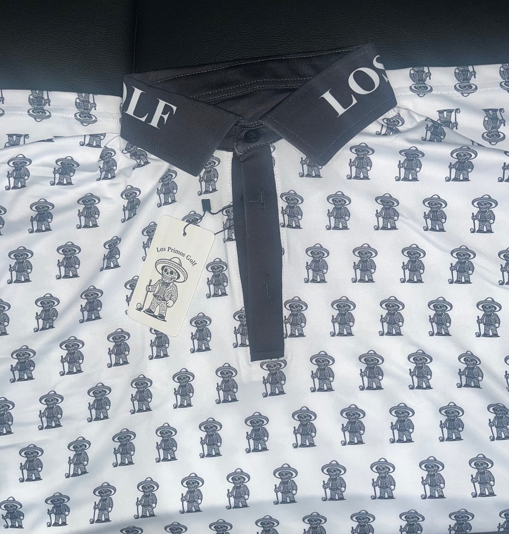 White Golf Polo
