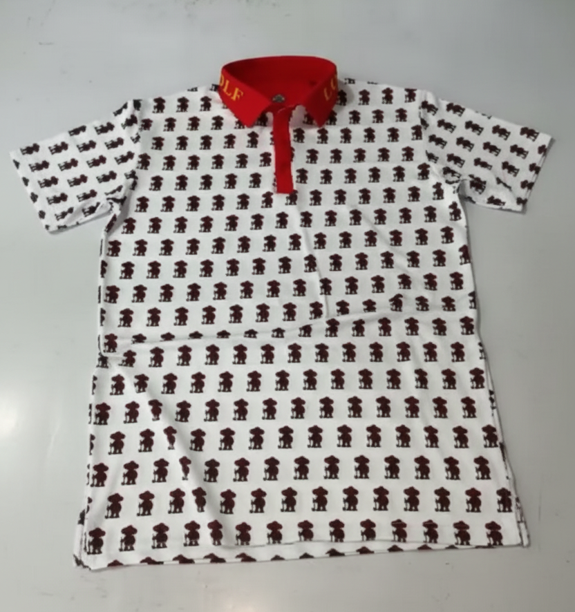 Red Golf Polo